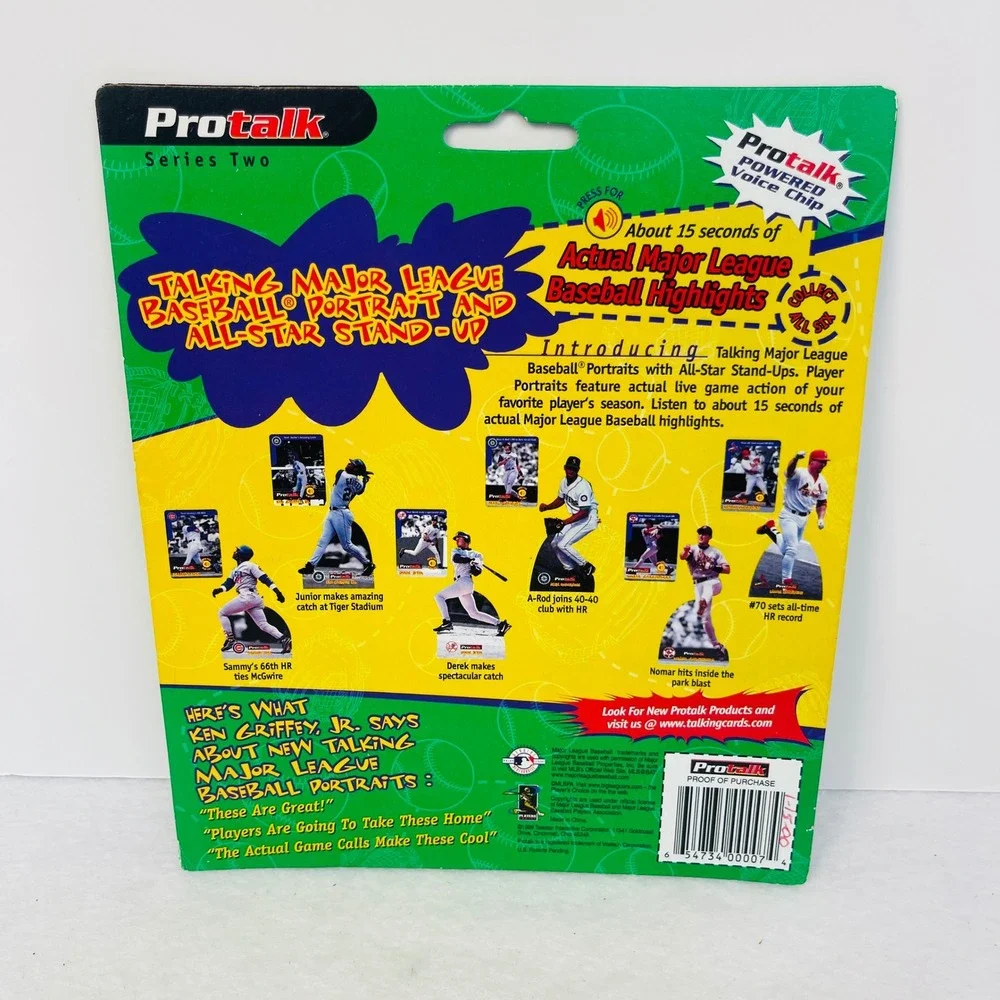 1999 Protalk Series 2 Mark McGwire Talking Baseball Portrait Stand-Up Cardinals